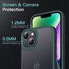 image:imageJETech Matte Case for iPhone 14 Black  MilitaryGrade Protection Frosted Matte Back AntiFingerprint Finish Shockproof DesignDark Green