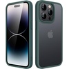 image:imageJETech Matte Case for iPhone 14 Black  MilitaryGrade Protection Frosted Matte Back AntiFingerprint Finish Shockproof DesignDark Green