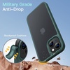 image:imageJETech Matte Case for iPhone 14 Black  MilitaryGrade Protection Frosted Matte Back AntiFingerprint Finish Shockproof DesignDark Green