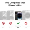 image:imageJETech Matte Case for iPhone 14 Black  MilitaryGrade Protection Frosted Matte Back AntiFingerprint Finish Shockproof DesignDark Green