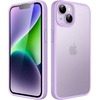 image:imageJETech Matte Case for iPhone 14 Black  MilitaryGrade Protection Frosted Matte Back AntiFingerprint Finish Shockproof DesignLight Purple