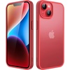 image:imageJETech Matte Case for iPhone 14 Black  MilitaryGrade Protection Frosted Matte Back AntiFingerprint Finish Shockproof DesignRed