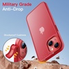 image:imageJETech Matte Case for iPhone 14 Black  MilitaryGrade Protection Frosted Matte Back AntiFingerprint Finish Shockproof DesignRed