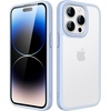 image:imageJETech Matte Case for iPhone 14 Black  MilitaryGrade Protection Frosted Matte Back AntiFingerprint Finish Shockproof DesignSky Blue
