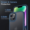 image:imageJETech Matte Case for iPhone 14 Black  MilitaryGrade Protection Frosted Matte Back AntiFingerprint Finish Shockproof DesignStorm Blue
