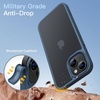 image:imageJETech Matte Case for iPhone 14 Black  MilitaryGrade Protection Frosted Matte Back AntiFingerprint Finish Shockproof DesignStorm Blue