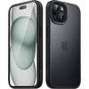 image:imageJETech Matte Case for iPhone 15 Black  MilitaryGrade Protection Frosted Matte Back AntiFingerprint Finish Shockproof DesignBlack
