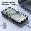 image:imageJETech Matte Case for iPhone 15 Black  MilitaryGrade Protection Frosted Matte Back AntiFingerprint Finish Shockproof DesignBlack
