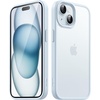 image:imageJETech Matte Case for iPhone 15 Black  MilitaryGrade Protection Frosted Matte Back AntiFingerprint Finish Shockproof DesignBlue
