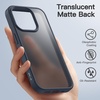 image:imageJETech Matte Case for iPhone 15 Black  MilitaryGrade Protection Frosted Matte Back AntiFingerprint Finish Shockproof DesignBlue