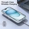 image:imageJETech Matte Case for iPhone 15 Black  MilitaryGrade Protection Frosted Matte Back AntiFingerprint Finish Shockproof DesignBlue