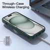 image:imageJETech Matte Case for iPhone 15 Black  MilitaryGrade Protection Frosted Matte Back AntiFingerprint Finish Shockproof DesignDark Green