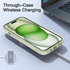image:imageJETech Matte Case for iPhone 15 Black  MilitaryGrade Protection Frosted Matte Back AntiFingerprint Finish Shockproof DesignGreen