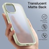 image:imageJETech Matte Case for iPhone 15 Black  MilitaryGrade Protection Frosted Matte Back AntiFingerprint Finish Shockproof DesignGreen