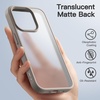 image:imageJETech Matte Case for iPhone 15 Black  MilitaryGrade Protection Frosted Matte Back AntiFingerprint Finish Shockproof DesignNatural Titanium