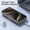 image:imageJETech Matte Case for iPhone 15 Black  MilitaryGrade Protection Frosted Matte Back AntiFingerprint Finish Shockproof DesignNatural Titanium