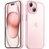 image:imageJETech Matte Case for iPhone 15 Black  MilitaryGrade Protection Frosted Matte Back AntiFingerprint Finish Shockproof DesignPink