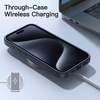 image:imageJETech Matte Case for iPhone 15 Black  MilitaryGrade Protection Frosted Matte Back AntiFingerprint Finish Shockproof DesignStorm Blue
