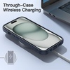 image:imageJETech Matte Case for iPhone 15 Black  MilitaryGrade Protection Frosted Matte Back AntiFingerprint Finish Shockproof DesignStorm Blue