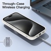 image:imageJETech Matte Case for iPhone 15 Black  MilitaryGrade Protection Frosted Matte Back AntiFingerprint Finish Shockproof DesignWhite