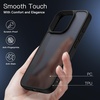 image:imageJETech Matte Case for iPhone 16 Black  MilitaryGrade Protection Frosted Matte Back AntiFingerprint Finish Shockproof DesignBlack
