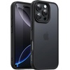 image:imageJETech Matte Case for iPhone 16 Black  MilitaryGrade Protection Frosted Matte Back AntiFingerprint Finish Shockproof DesignBlack