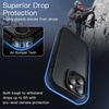image:imageJETech Matte Case for iPhone 16 Black  MilitaryGrade Protection Frosted Matte Back AntiFingerprint Finish Shockproof DesignBlack