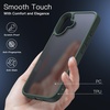 image:imageJETech Matte Case for iPhone 16 Black  MilitaryGrade Protection Frosted Matte Back AntiFingerprint Finish Shockproof DesignDark Green