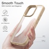 image:imageJETech Matte Case for iPhone 16 Black  MilitaryGrade Protection Frosted Matte Back AntiFingerprint Finish Shockproof DesignDesert Titanium