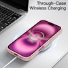 image:imageJETech Matte Case for iPhone 16 Black  MilitaryGrade Protection Frosted Matte Back AntiFingerprint Finish Shockproof DesignLight Pink