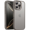image:imageJETech Matte Case for iPhone 16 Black  MilitaryGrade Protection Frosted Matte Back AntiFingerprint Finish Shockproof DesignNatural Titanium