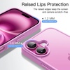 image:imageJETech Matte Case for iPhone 16 Black  MilitaryGrade Protection Frosted Matte Back AntiFingerprint Finish Shockproof DesignPink