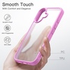 image:imageJETech Matte Case for iPhone 16 Black  MilitaryGrade Protection Frosted Matte Back AntiFingerprint Finish Shockproof DesignPink