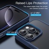 image:imageJETech Matte Case for iPhone 16 Black  MilitaryGrade Protection Frosted Matte Back AntiFingerprint Finish Shockproof DesignStorm Blue