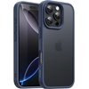 image:imageJETech Matte Case for iPhone 16 Black  MilitaryGrade Protection Frosted Matte Back AntiFingerprint Finish Shockproof DesignStorm Blue