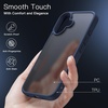 image:imageJETech Matte Case for iPhone 16 Black  MilitaryGrade Protection Frosted Matte Back AntiFingerprint Finish Shockproof DesignStorm Blue
