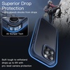 image:imageJETech Matte Case for iPhone 16 Black  MilitaryGrade Protection Frosted Matte Back AntiFingerprint Finish Shockproof DesignStorm Blue