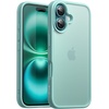 image:imageJETech Matte Case for iPhone 16 Black  MilitaryGrade Protection Frosted Matte Back AntiFingerprint Finish Shockproof DesignTeal