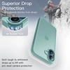 image:imageJETech Matte Case for iPhone 16 Black  MilitaryGrade Protection Frosted Matte Back AntiFingerprint Finish Shockproof DesignTeal