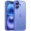 image:imageJETech Matte Case for iPhone 16 Black  MilitaryGrade Protection Frosted Matte Back AntiFingerprint Finish Shockproof DesignUltramarine