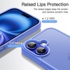 image:imageJETech Matte Case for iPhone 16 Black  MilitaryGrade Protection Frosted Matte Back AntiFingerprint Finish Shockproof DesignUltramarine