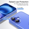 image:imageJETech Matte Case for iPhone 16 Black  MilitaryGrade Protection Frosted Matte Back AntiFingerprint Finish Shockproof DesignUltramarine Back
