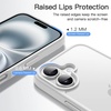 image:imageJETech Matte Case for iPhone 16 Black  MilitaryGrade Protection Frosted Matte Back AntiFingerprint Finish Shockproof DesignWhite