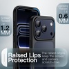 image:imageJETech Matte Case for iPhone 17 Black  MilitaryGrade Protection Frosted Matte Back AntiFingerprint Finish Shockproof Design Minimalist StyleBlack
