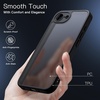 image:imageJETech Matte Case for iPhone 17 Black  MilitaryGrade Protection Frosted Matte Back AntiFingerprint Finish Shockproof Design Minimalist StyleBlack