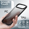 image:imageJETech Matte Case for iPhone 17 Black  MilitaryGrade Protection Frosted Matte Back AntiFingerprint Finish Shockproof Design Minimalist StyleBlack