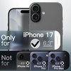 image:imageJETech Matte Case for iPhone 17 Black  MilitaryGrade Protection Frosted Matte Back AntiFingerprint Finish Shockproof Design Minimalist StyleBlack