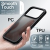 image:imageJETech Matte Case for iPhone 17 Black  MilitaryGrade Protection Frosted Matte Back AntiFingerprint Finish Shockproof Design Minimalist StyleBlack