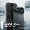 image:imageJETech Matte Case for iPhone 17 Black  MilitaryGrade Protection Frosted Matte Back AntiFingerprint Finish Shockproof Design Minimalist StyleDark Green
