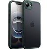 image:imageJETech Matte Case for iPhone 17 Black  MilitaryGrade Protection Frosted Matte Back AntiFingerprint Finish Shockproof Design Minimalist StyleDark Green